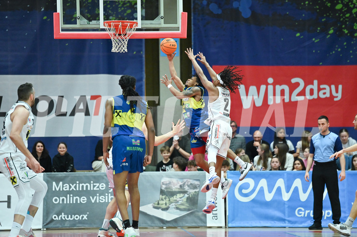 Basketball Superliga 2023/24, 4.Plazierungsrunde,Flyers Wels vs. UBSC Graz