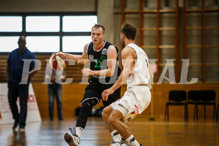 Basketball, Basketball Zweite Liga, Grunddurchgang 1.Runde, Mattersburg Rocks, Deutsch Wagram Alligators, Maximilian Pelz (22)