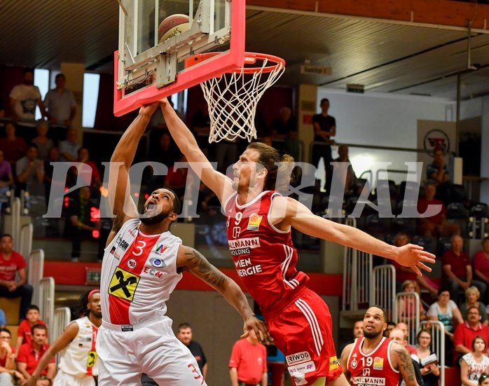 Basketball ABL 2017/18 PlayOff VF1 Flyers Wels vs BC Vienna