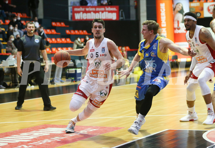 Basketball Superliga 2021/22, 7.Plazierungsrunde BC Vienna vs. SKN St.Pölten