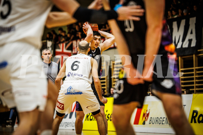 Basketball, Basketball Zweite Liga 2022/23, Grunddurchgang 18.Runde, Mattersburg Rocks, Vienna United, Oleksandr Ponosov (7)