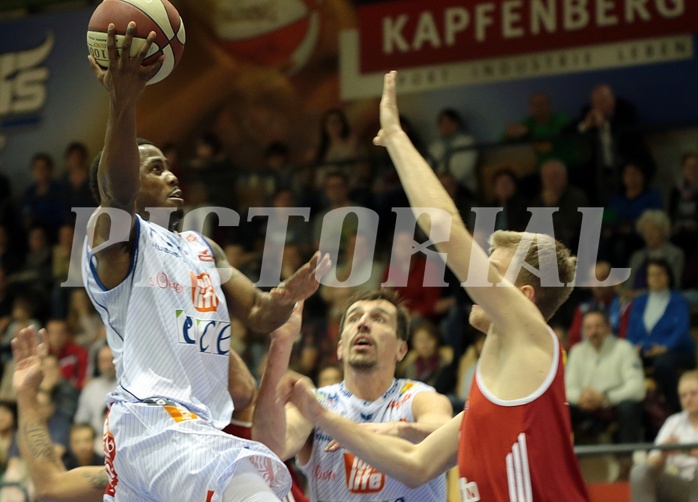 Basketball ABL 2015/16 Grunddurchgang 24.Runde Kapfenberg Bulls vs BC Vienna