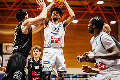 Basketball, win2day Basketball Superliga 2024/25, Grunddurchgang Runde 15, BBC Nord Dragonz, Kapfenberg Bulls, Jalen Green (22)