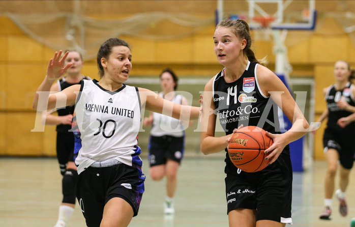 Basketball Damen Superliga 2022/23, Grunddurchgang 6.Runde Vienna United vs. Basket Flames


