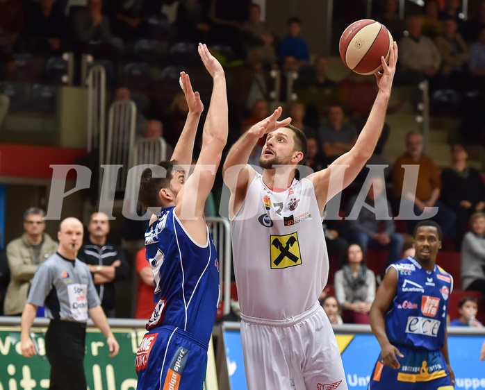 Basketball ABL 2015/16 Grunddurchgang 23.Runde WBC Wels vs Kapfenberg Bulls