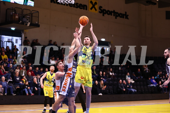 01.03.2025, Graz, Raiffeisen Sportpark Graz, Basketball Superliga 2024/25, 1. Plazierungsrunde, UBSC Graz - Klosterneuburg Dukes