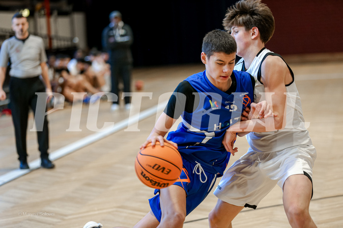 02.03.2025 Österreichischer Basketballverband 2024/25, SLMU16 Basket Flames WAT vs. FCN Baskets Wels
