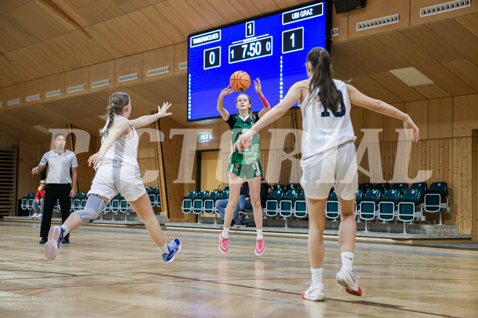 09.03.2025 Österreichischer Basketballverband 2024/25, SLWU16 Vienna Timberwolves vs. UBI Graz