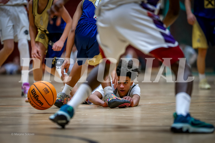 18.01.2025 Österreichischer Basketballverband 2024/25, SLMU14, Vienna United vs. Ubsc Juniors The Castle Gate