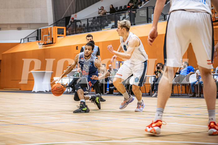 Basketball, Win2Day Superliga 2022/23, Grunddurchgang 10.Runde, Vienna Timberwolves, COLDAMARIS BBC Nord Dragonz, Kyran Jordan Mc Clure (13)