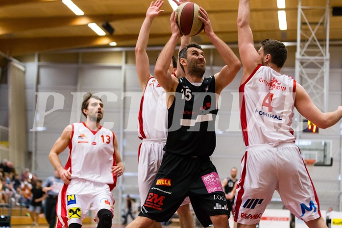 Basketball, 2.Bundesliga, Playoff Semifinale Spiel 3, UBC St.Pölten, Mattersburg Rocks, Ramiz Suljanovic (15)