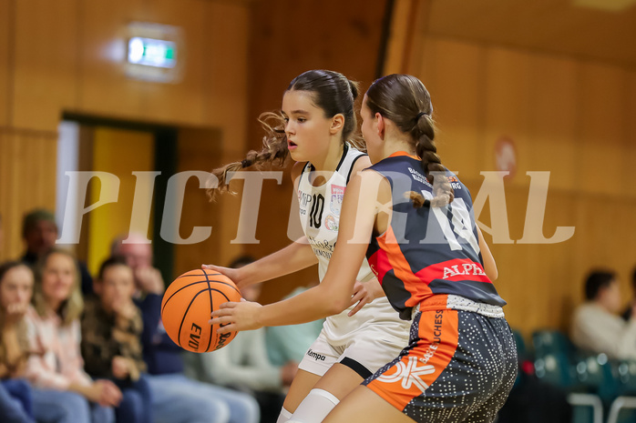 20.10.2024 Österreichischer Basketballverband 2024/25, SLWU16, Basket Flames UNION vs. Basket Duchess

