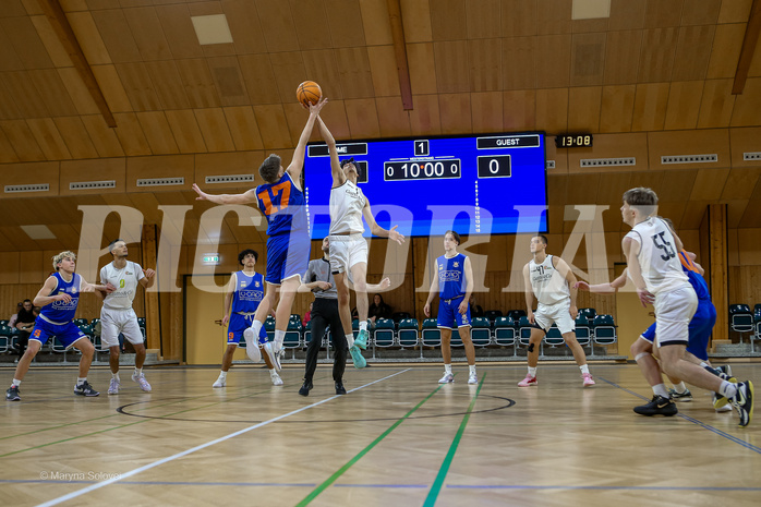 12.01.2025 Österreichischer Basketballverband 2024/25, SLMU19, Basket Flames WAT vs. BBU Salzburg