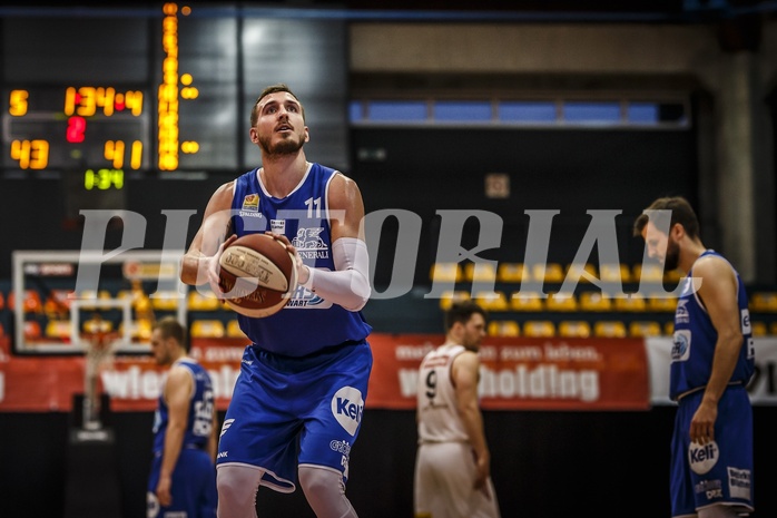 Basketball, ABL 2018/19, Grunddurchgang 30.Runde, BC Vienna, Oberwart Gunners, Hayden Thomas Lescault (11)