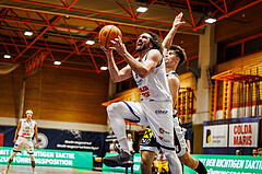 Basketball, win2day Basketball Superliga 2024/25, Grunddurchgang Runde 18, BBC Nord Dragonz, Gmunden Swans, Sead Hadzifejzovic (32)
