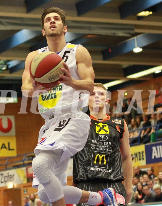 Basketball ABL 2015/16 Grunddurchgang 9.Runde Gmunden Swans vs. Fürstenfeld Panthers