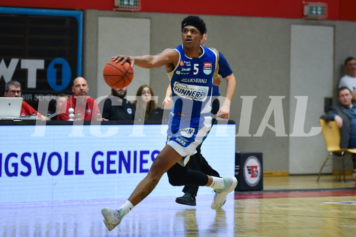Win2Day Basketball Superliga 2022/23, 9. Plazierungsrunde, Flyers Wels, Oberwart Gunners,
