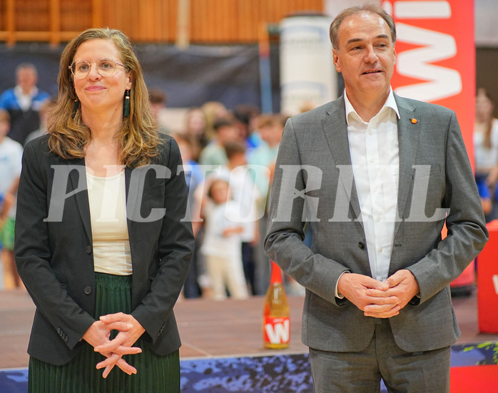 Basketball, Basketball Superliga 2024/25, Playoffs, Finale Spiel 1, Oberwart Gunners vs. BBC Nord Dragonz