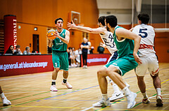 Basketball, Basketball Zweite Liga 2024/25, Grunddurchgang 14.Runde, Vienna Timberwolves, KOS Celovec, Niklas Michel (3)