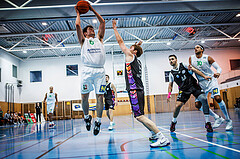 Basketball, Basketball Zweite Liga 2023/24, Grunddurchgang 14.Runde, Deutsch Wagram Alligators, Vienna United, Daniel Schuch (10)