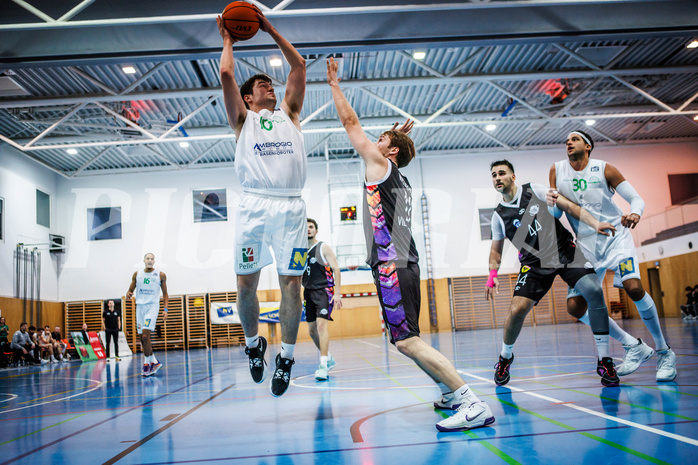 Basketball, Basketball Zweite Liga 2023/24, Grunddurchgang 14.Runde, Deutsch Wagram Alligators, Vienna United, Daniel Schuch (10)