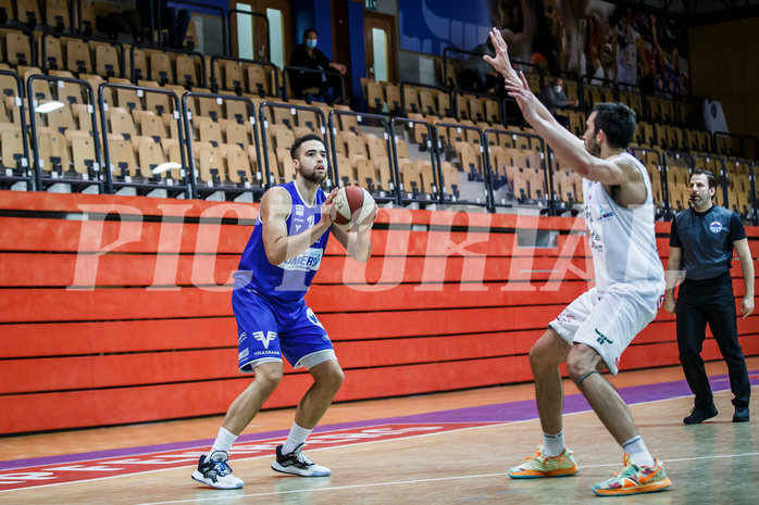 Basketball, bet-at-home Basketball Superliga 2020/21, Grunddurchgang 10.Runde, Kapfenberg Bulls, Oberwart Gunners, Terrence Bieshaar (14)