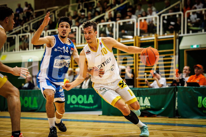 Basketball, win2day Basketball Superliga 2022/23, Grunddurchgang 1.Runde, Fürstenfeld Panthers, Oberwart Gunners, Fabian Richter (10)