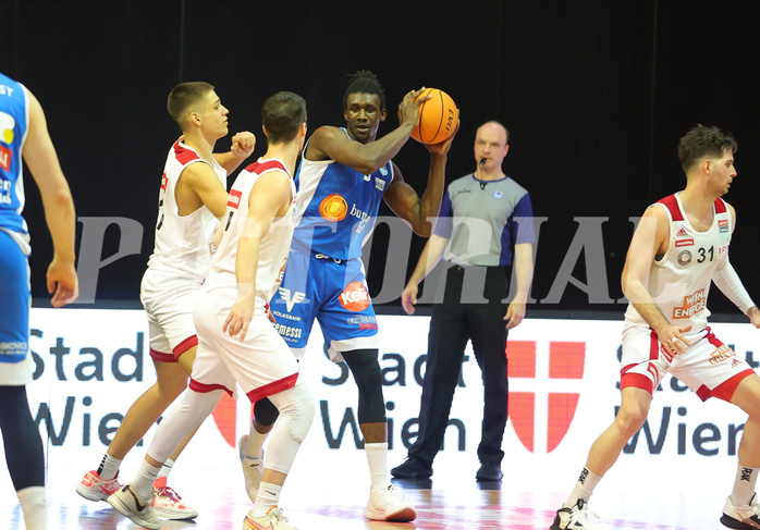 Basketball Superliga 2023/24, Gruunddurchgang 21.Runde BC Vienna vs. Oberwart Gunners


