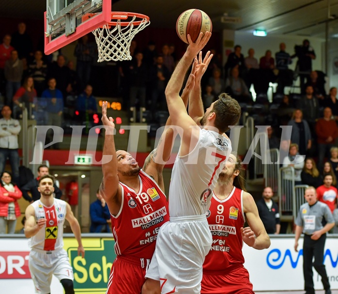 Basketball ABL 2017/18 Grunddurchgang 28. Runde Flyers Wels vs BC Vienna