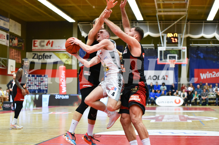 Win2Day Basketball Superliga 2022/23, Grunddurchgang 22.Runde, Flyers Wels vs. BC GGMT Vienna,
