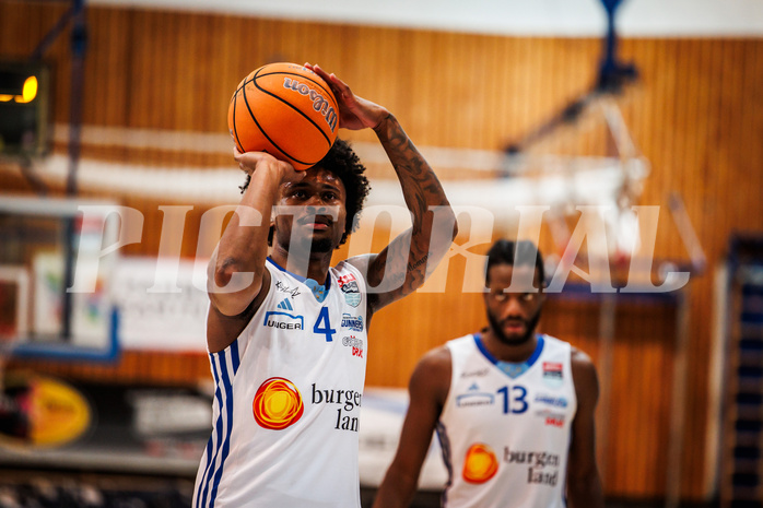 Basketball, win2day Basketball Superliga 2024/25, Grunddurchgang Runde 19, Oberwart Gunners, BBC Nord Dragonz, Caleb Fields (4)