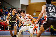 Basketball, win2day Basketball Superliga 2024/25, Grunddurchgang 12.Runde, Traiskirchen Lions, Klosterneuburg Dukes, Aleksej Kostic (6)