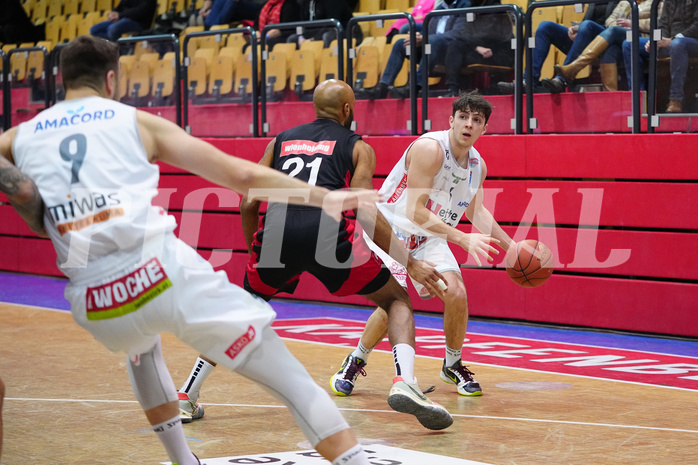 Basketball Superliga 2021/22, Grundduchgang 16.Runde , Kapfenberg Bulls vs. BC Vienna


