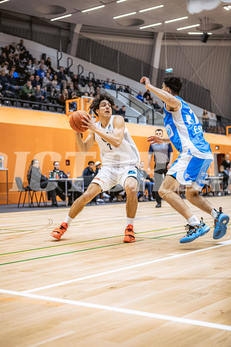 Basketball, Win2Day Superliga 2022/23, Grunddurchgang 19.Runde, Vienna Timberwolves, Oberwart Gunners, Armin Karian (7)