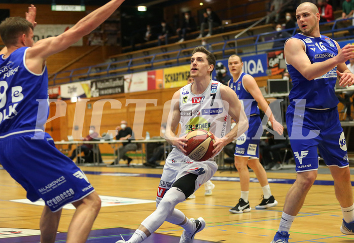 Basketball Superliga 2020/21, Halbfinale Spiel 1 Gmunden Swans vs. Oberwart Gunners
