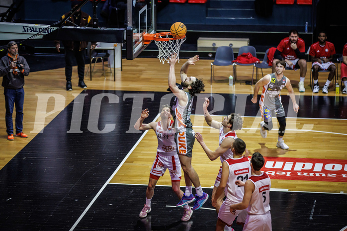 Basketball, Win2Day Superliga 2023/24, Grunddurchgang 18.Runde, BC Vienna, Klosterneuburg Dukes, Will Carius (24)