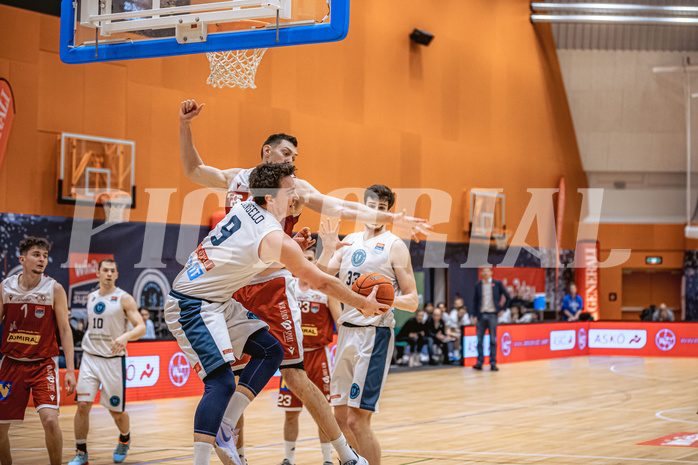 Basketball, Win2Day Superliga 2022/23, 5. Qualifikationsrunde, Vienna Timberwolves, Traiskirchen Lions, Philipp D’Angelo (9)