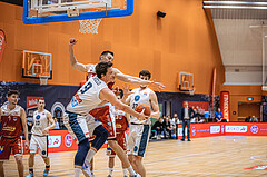 Basketball, Win2Day Superliga 2022/23, 5. Qualifikationsrunde, Vienna Timberwolves, Traiskirchen Lions, Philipp D’Angelo (9)