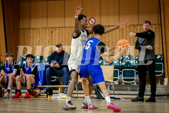 16.02.2025 Österreichischer Basketballverband 2024/25, SLMU16 Basket Flames WAT vs SG Salzkammergut