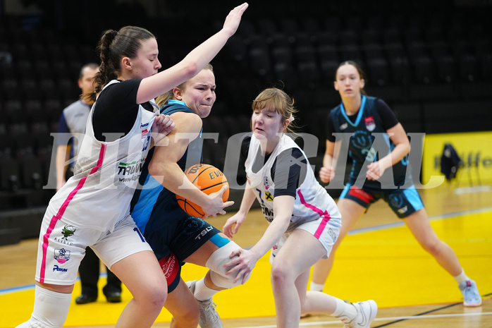 Basketball Damen Superliga 2023/24, Grunddurchgang, 14. Runde, UBSC Graz vs. Timberwolves


