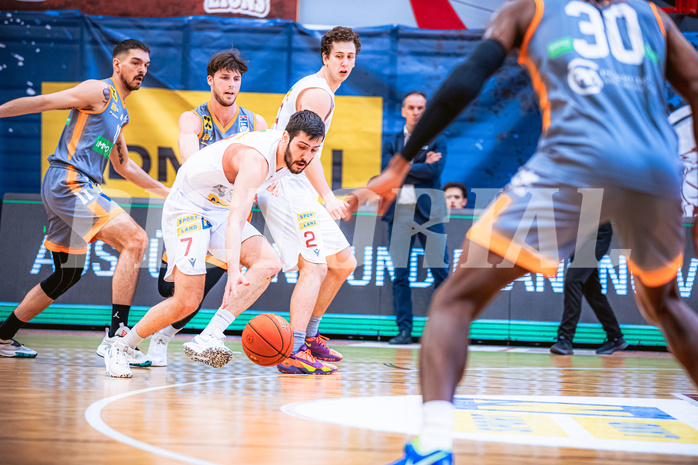 Basketball Basketball Superliga 2021/22, 4. Qualifikationsrunde Traiskirchen Lions vs. Klosterneuburg Dukes