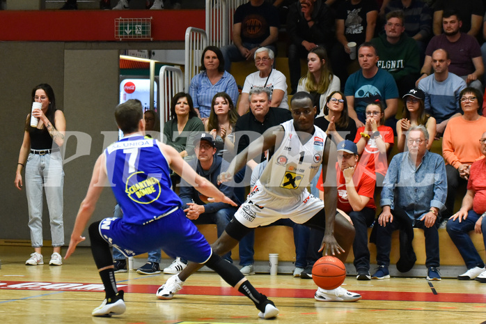 Basketball Superliga 2021/22, Viertelfinale Spiel 2, Flyers Wels vs Swans Gmunden