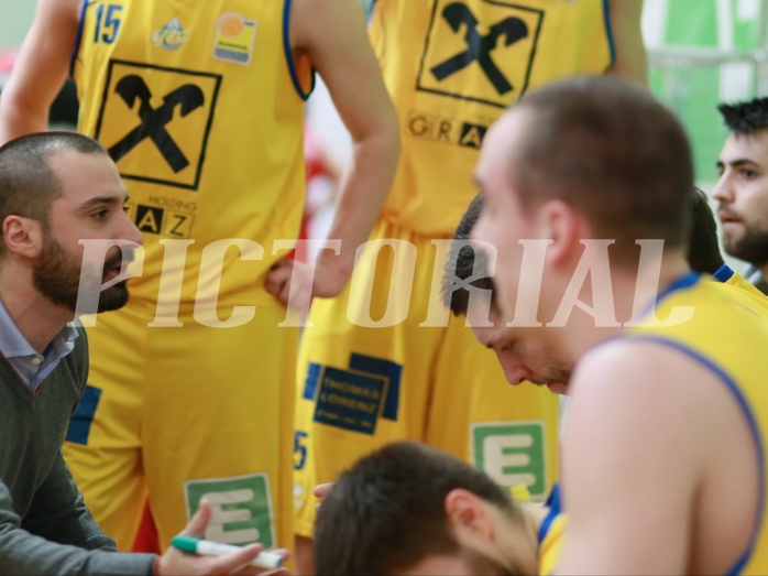 Basketball ABL 2016/17 Grunddurchgang 25.Runde UBSC Graz vs. WBC Wels