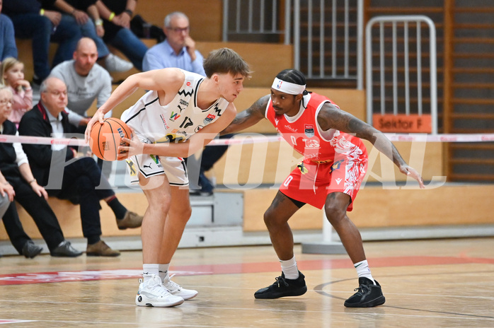 Basketball, Superliga 2024/25, Grunddurchgang 10.Runde, Flyers Wels vs. Traiskirchen Lions,
