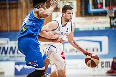 Basketball, ABL 2018/19, Grunddurchgang 9.Runde, Oberwart Gunners, UBSC Graz, Andrius Mikutis (5)