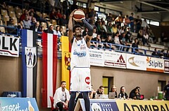 Basketball, ABL 2018/19, Playoff HF Spiel 2, Oberwart Gunners, Gmunden Swans, Dwane Miner (6)