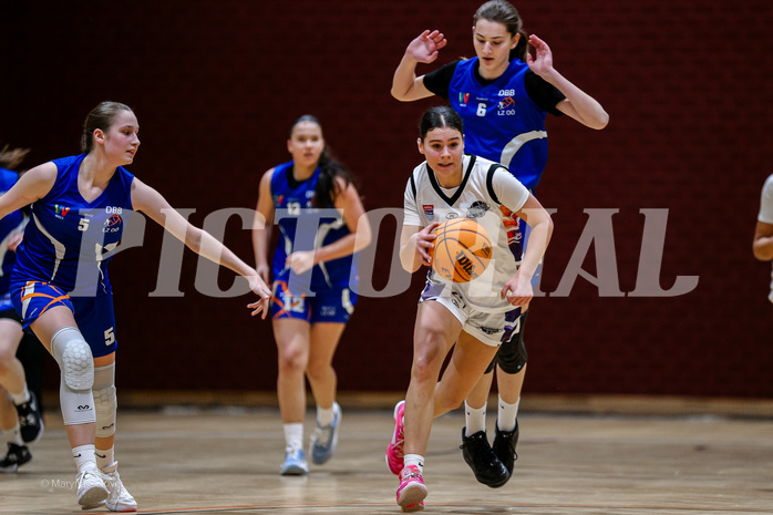 01.03.2025 Österreichischer Basketballverband 2024/25, SLWU19 Vienna United vs. DBB Basketgirls Wels