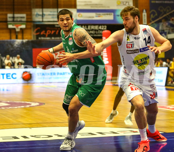 Basketball Superliga 2022/23, Playoff, Viertelfinale Spiel 3 Gmunden Swans vs. Kapfenberg Bulls


