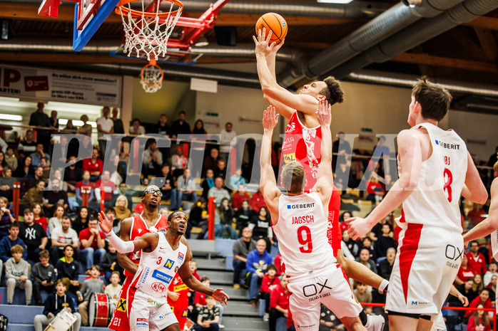 Basketball, win2day Basketball Superliga 2024/25, Grunddurchgang 17.Runde, SKN St. Pölten, Traiskirchen Lions, 