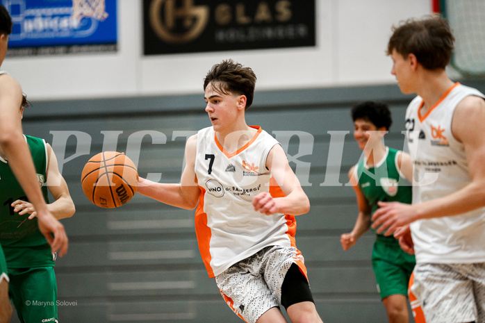 29.03.2025 Österreichischer Basketballverband 2024/25, SLMU16, Basket Dukes vs. KOS Celovec